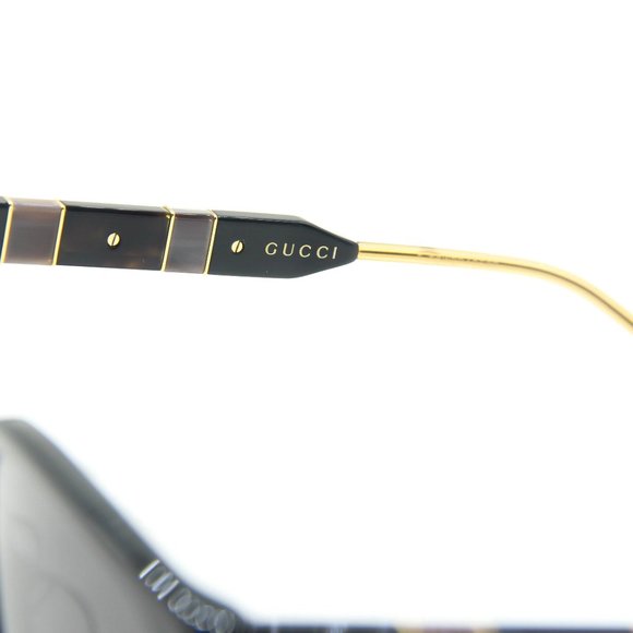 NEW GUCCI GG0599SA 001 BLACK/GREY AUTHENTIC SUNGLASSES 56-16-145 main image 4